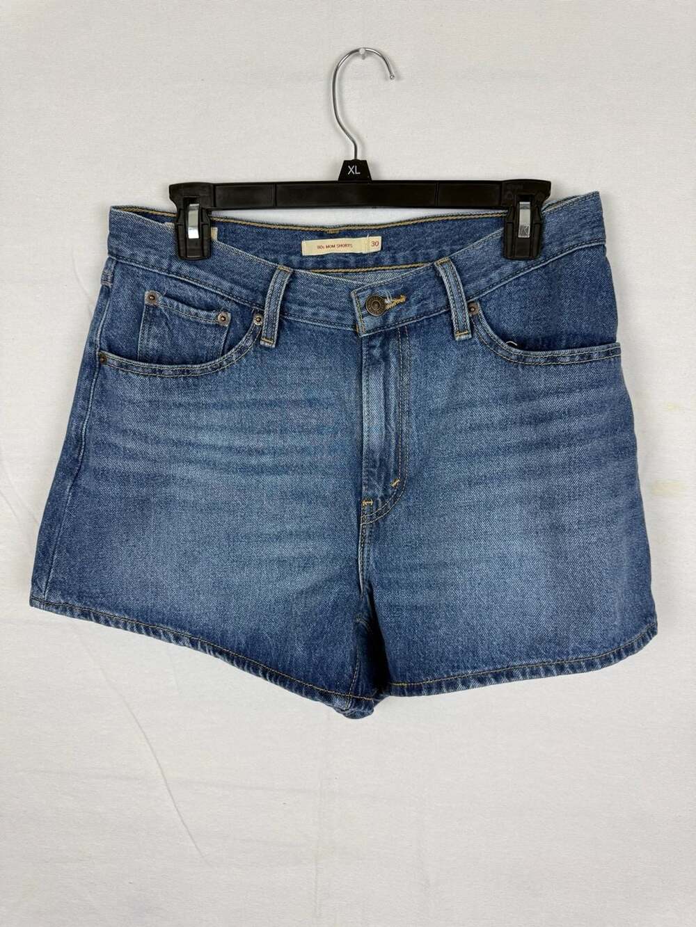Levi's 80s Mom Shorts Size 30 Blue Denim